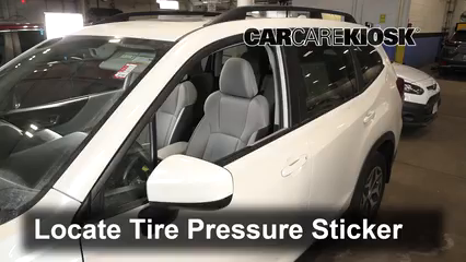 2019 subaru forester tire pressure monitor